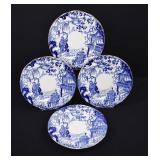 4 Royal Crown Derby 'Mikado' Luncheon Plates 9'