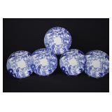 5 Royal Crown Derby 'Mikado' China Plates