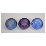 Art Glass Bubble Votive Candle Holders