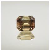 Natural Imperial Topaz 8.00ct Golden Yellow Step t