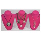 5 Artisan & Pendant Necklaces Lot