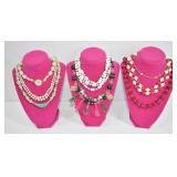 Necklace Lot (9 pcs) Vintage Style
