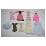 Lot of Vintage Fashion Barbie Clothing & Dresses