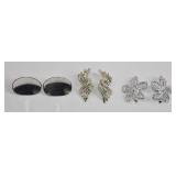 Sarah Coventry Clip-On Earrings Trio