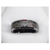 Celtic Tungsten Men's Ring