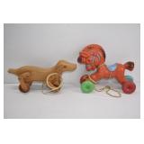 Two Vintage Pull Toys