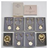 8 Vintage Avon Tribute Key Chains