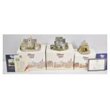 Lilliput Lane Cottage Trio w Boxes & Deeds