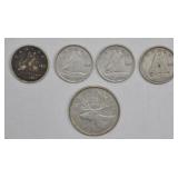 Vintage Canada Silver Coin Collection