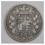 1883 Great Britain Silver Half Crown