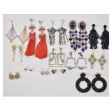 Earring Lot (14 Pairs) Mixed Styles