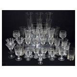 36 pc Cross & Olive Crystal Stemware Collection