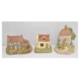Lilliput Lane Cottage Collection, 3 Pcs