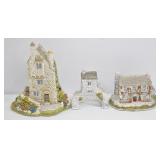 Lilliput Lane Cottages & Bridge, 3 Pcs