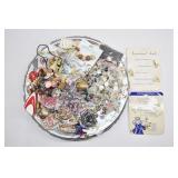 Large Costume Jewelry Craft Lot Mix