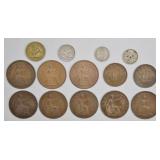 British Pennies & Mixed Coin Lot
