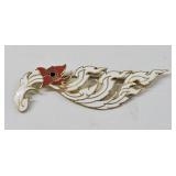 Vintage Enamel Brooch 3'
