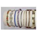 Vintage Bracelet Collection - 9 Pcs