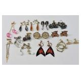 Vintage Clip-On Earring Lot Mixed Styles