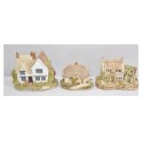 Lilliput Lane Cottage Collection, 3 Pcs