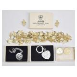 Vintage Avon Award Pin & Charm Lot