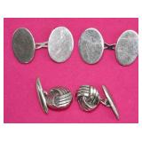 Sterling & Vintage Cufflink Lot
