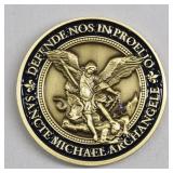 Archangel Michael Challenge Coin