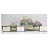 3 Lilliput Lane Cottages w/ Boxes & Deeds