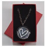 Origami Owl Heart Locket Necklace