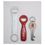 3 Sleeman Breweries Promotional Bottle Opener