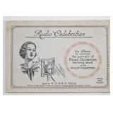 Wills Radio Celebrities Cigarette Album