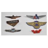 Vintage Airline Junior Pilot Pin Lot