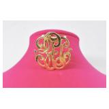 Liebe USA Gold Tone Scarf Clip