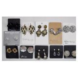 Vintage Designer Earrings Lot (11 Pairs)