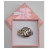 Sterling Silver Modernist Ring