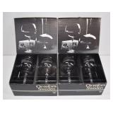 NIB Orrefors Sweden Crystal Balloon Wine Glasses