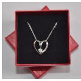 925 Heart Pendant & Italy Chain