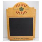 Sleeman Brewery Wooden Chalkboard Advertising Sign
