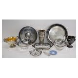 Vintage Eaton's Silverplate & Glass Lot
