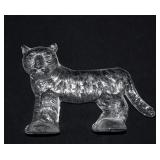 MCM Vintage Kosta Boda Crystal Tiger Figurine