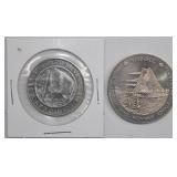 Royal Canadian Mint Medallion Pair