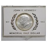 1964 Kennedy Half Dollar in Display Case