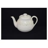 Wedgwood Embossed Queen's Ware Teapot