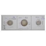 Newfoundland Silver Coin Trio