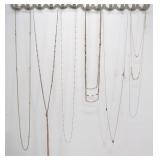 Long Gold Tone Necklace Collection