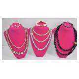 Vintage Necklace & Bracelet Lot (9 Pcs)
