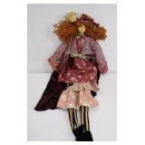 Handcrafted Folk Art Rag Doll 24'