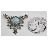 Sarah Coventry Brooch Pair