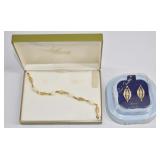 Sarah Coventry Bracelet & Earrings Set