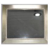 Large Silver Tone Wall Mirror